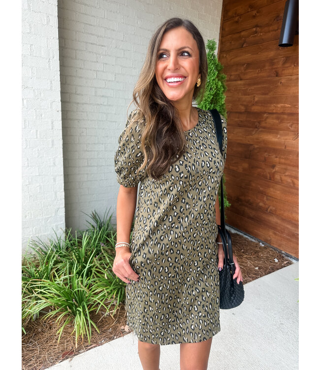 OLIVER LEOPARD DRESS