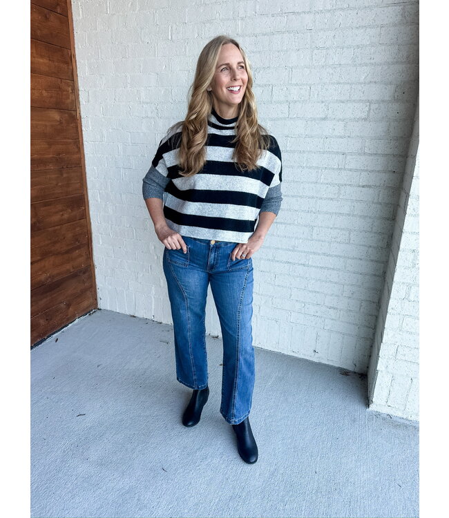 LONDON STRIPE SWEATER