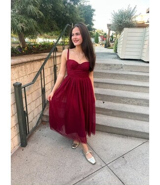 POLKA BUSTIER DRESS