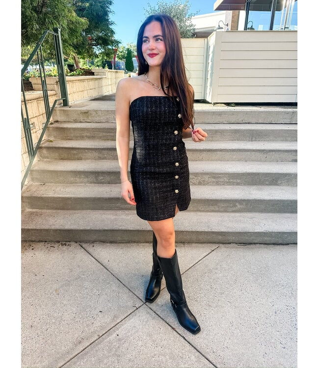 TWEED MINI DRESS