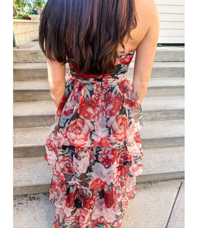 FLORA STRAPLESS DRESS