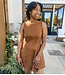 SUEDE MINI DRESS