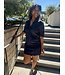 COLLAR SUEDEY DRESS