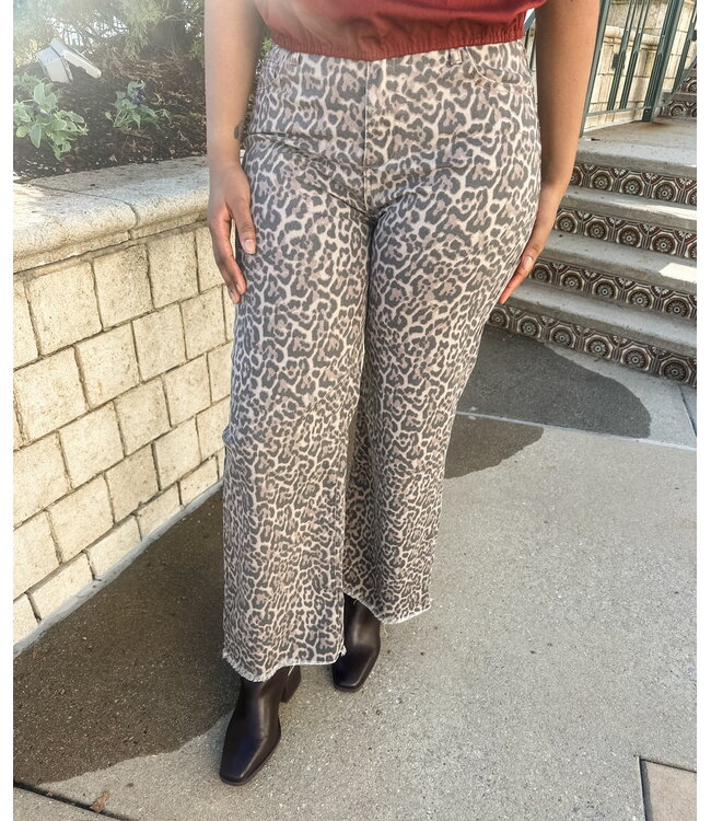 LEOPARD HIGH WAIST JEAN