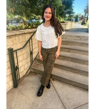 MEG LEOPARD DENIM