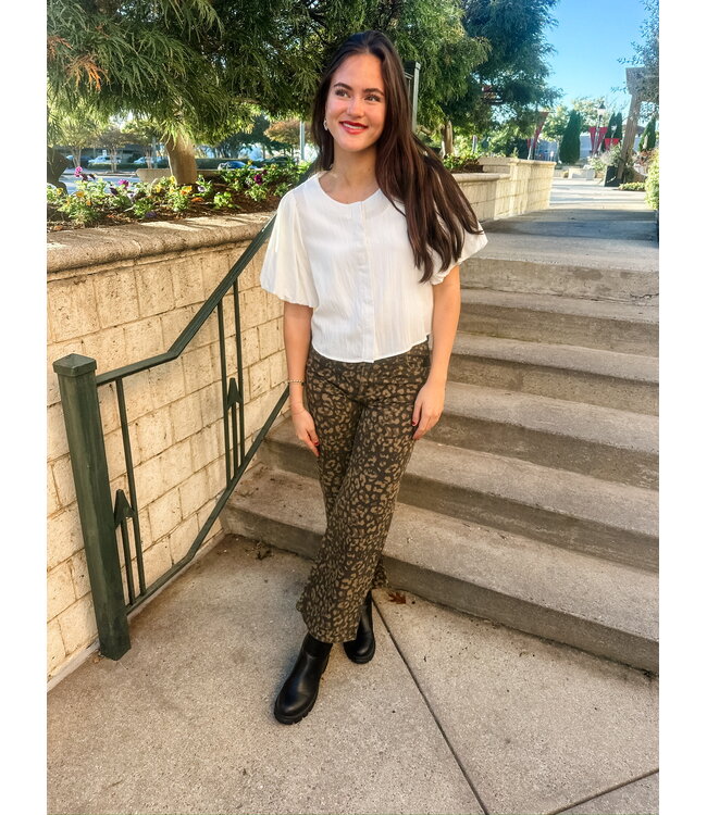 MEG LEOPARD DENIM