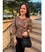 JULIE LEOPARD TOP