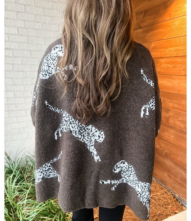 OVERSIZE LEOPARD SWEATER