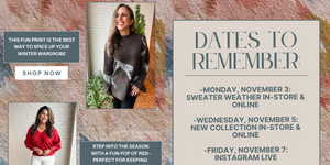 Weekly Word: SWEATER WEATHER