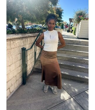 CAREN SILK SKIRT