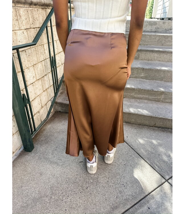 CAREN SILK SKIRT