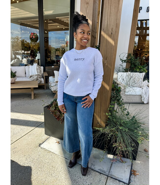 MERRY SIMPLE SWEATSHIRT