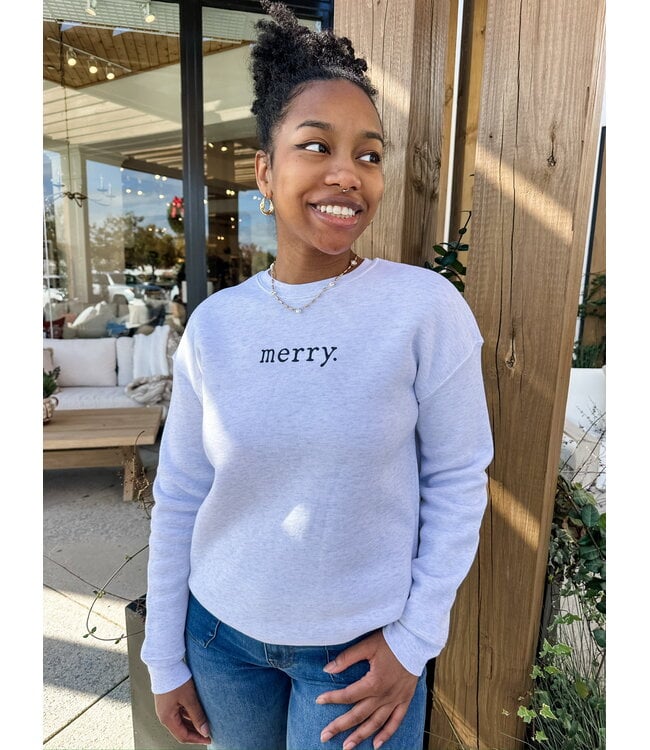 MERRY SIMPLE SWEATSHIRT