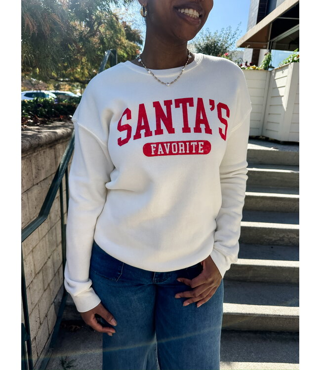 SANTAS FAVORITE SWEATSHIRT