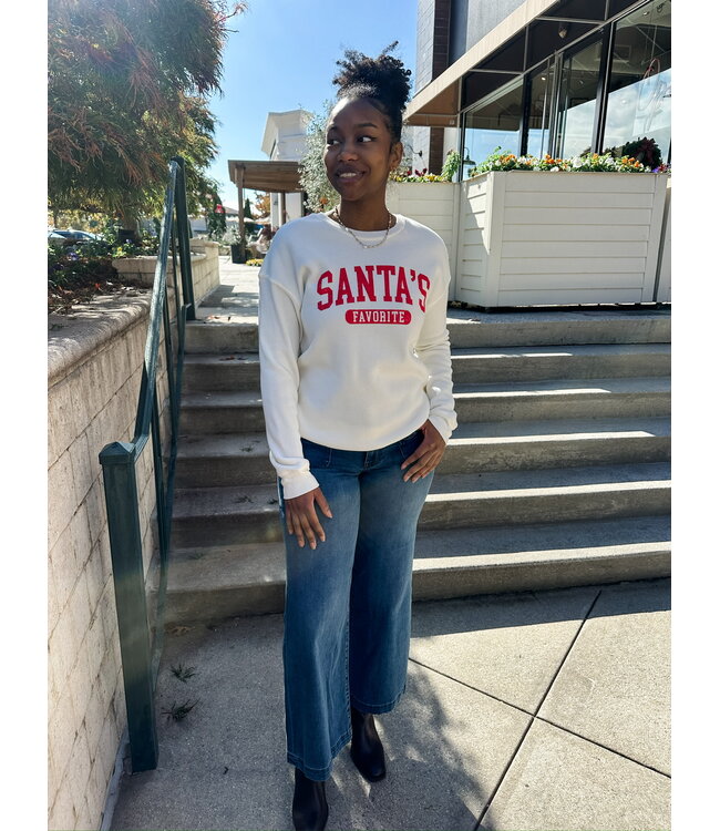 SANTAS FAVORITE SWEATSHIRT