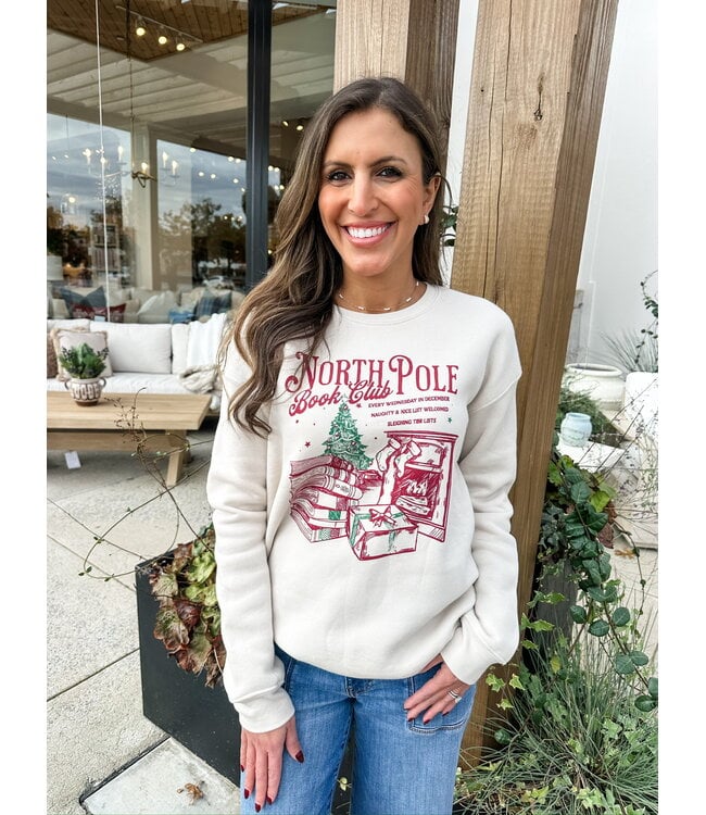 NORTH POLE BOOKCLUB SWEATSHIRT