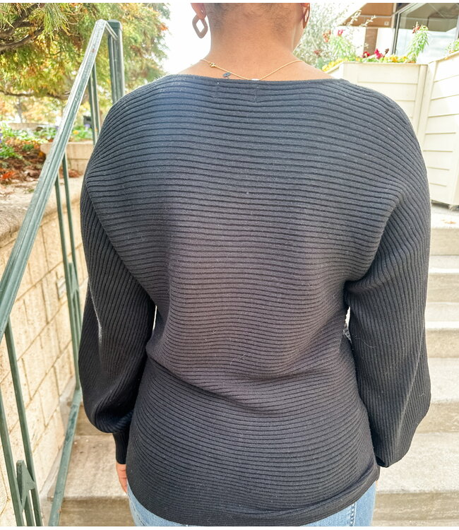 MACE RIB SWEATER