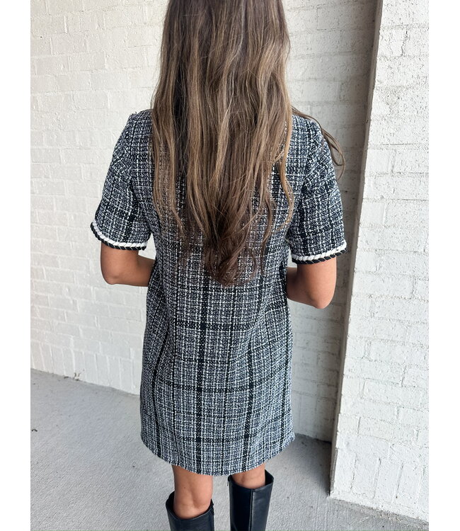 AUDREY TWEED DRESS