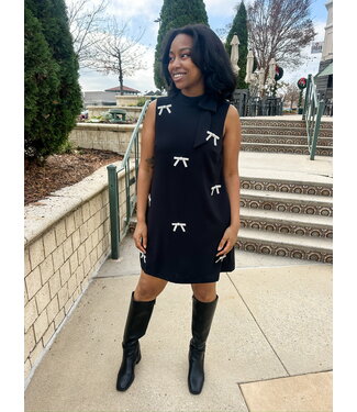 PAMELDA BOW DRESS