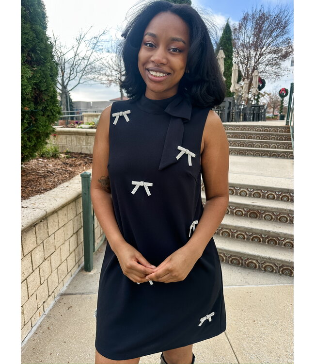 PAMELDA BOW DRESS