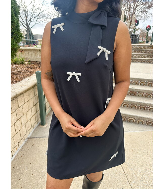 PAMELDA BOW DRESS