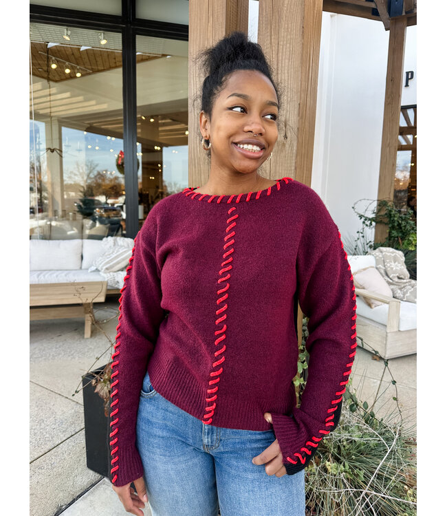 WHIP STITCH SWEATER