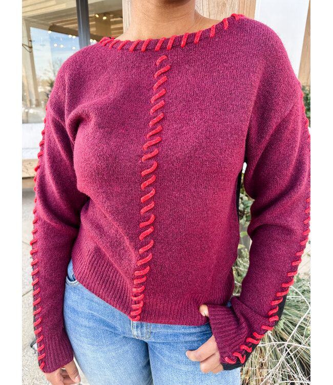 WHIP STITCH SWEATER