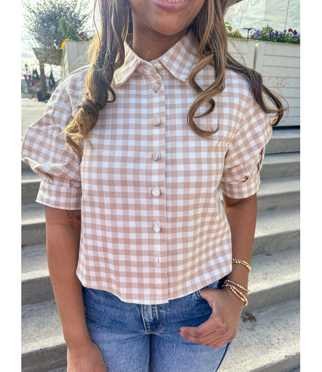 LIBBY GINGHAM BLOUSE