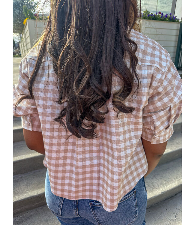 LIBBY GINGHAM BLOUSE