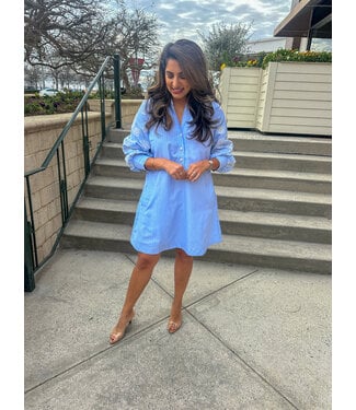 EMBROIDER SLEEVE DRESS