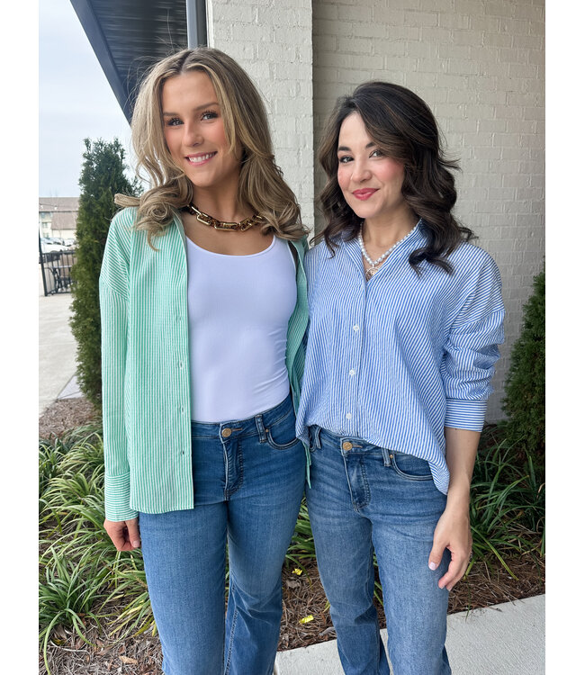 CLASSIC STRIPE BLOUSE