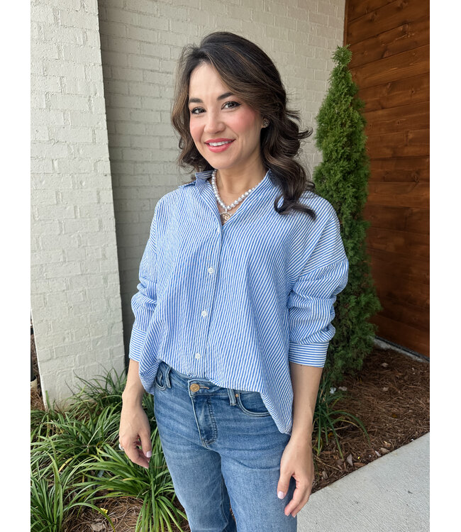 CLASSIC STRIPE BLOUSE