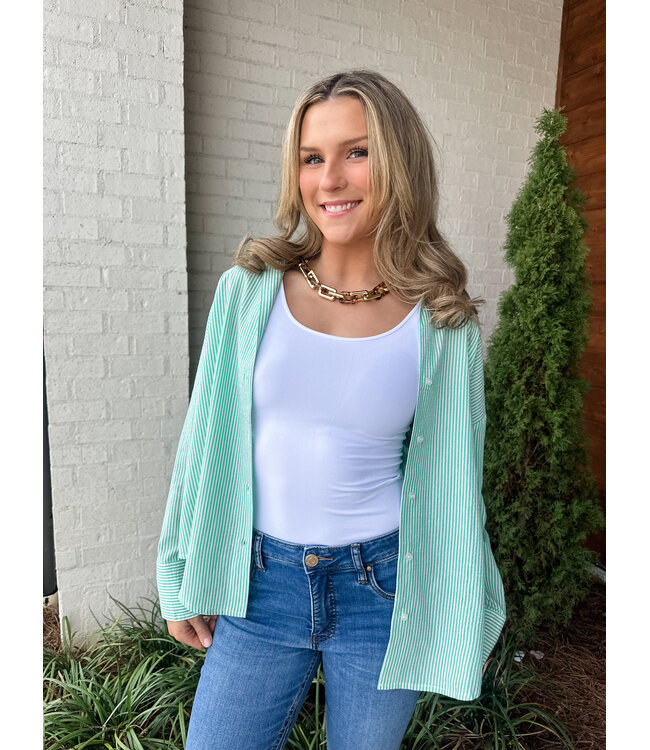 CLASSIC STRIPE BLOUSE