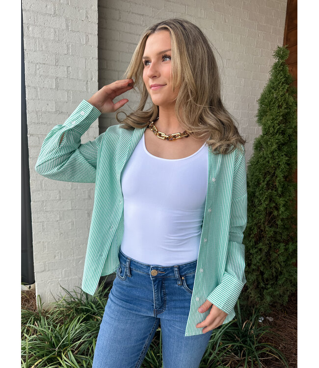 CLASSIC STRIPE BLOUSE