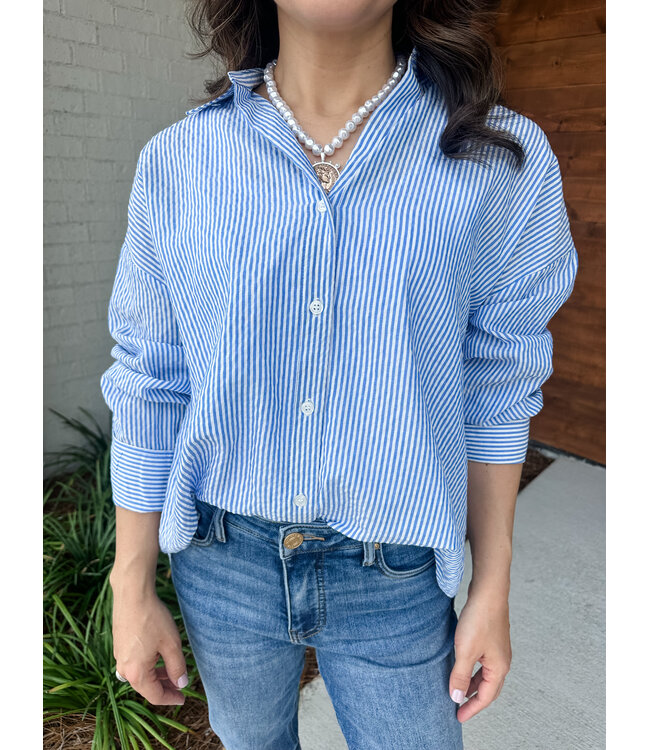 CLASSIC STRIPE BLOUSE