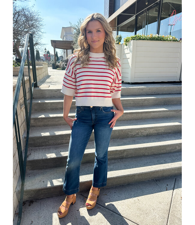 BOXY STRIPE SWEATER