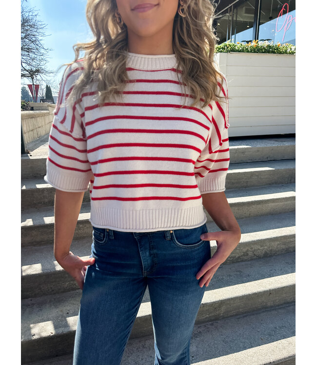 BOXY STRIPE SWEATER