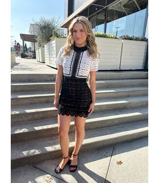 SKYE CONTRAST DRESS