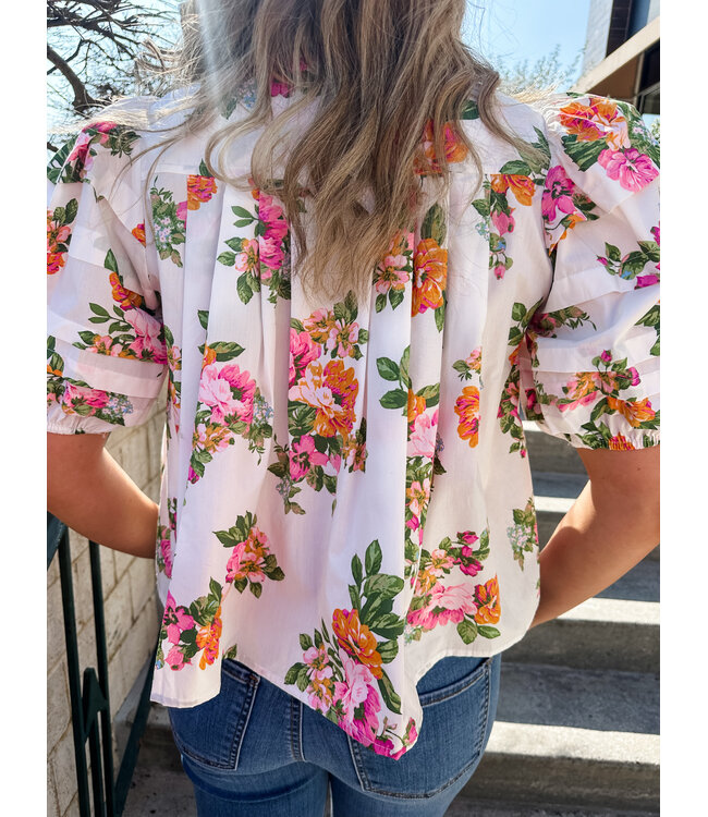 MEGAN FLORAL BLOUSE