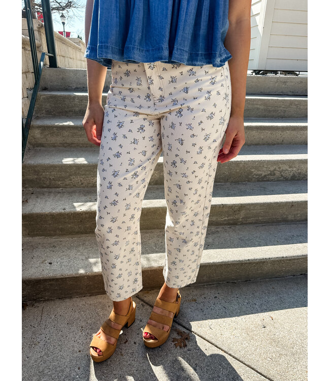 FLORAL JEAN