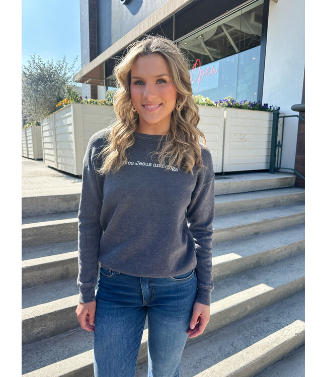 LOVES JESUS AND DOGS CUSTOM