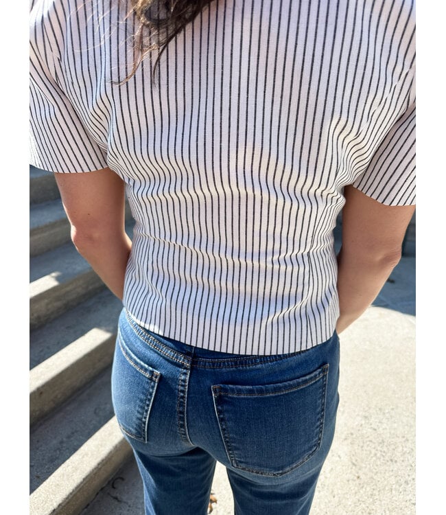 SKYLER STRIPE BLOUSE