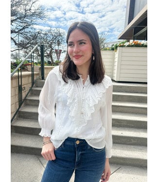 ELLE RUFFLE BLOUSE