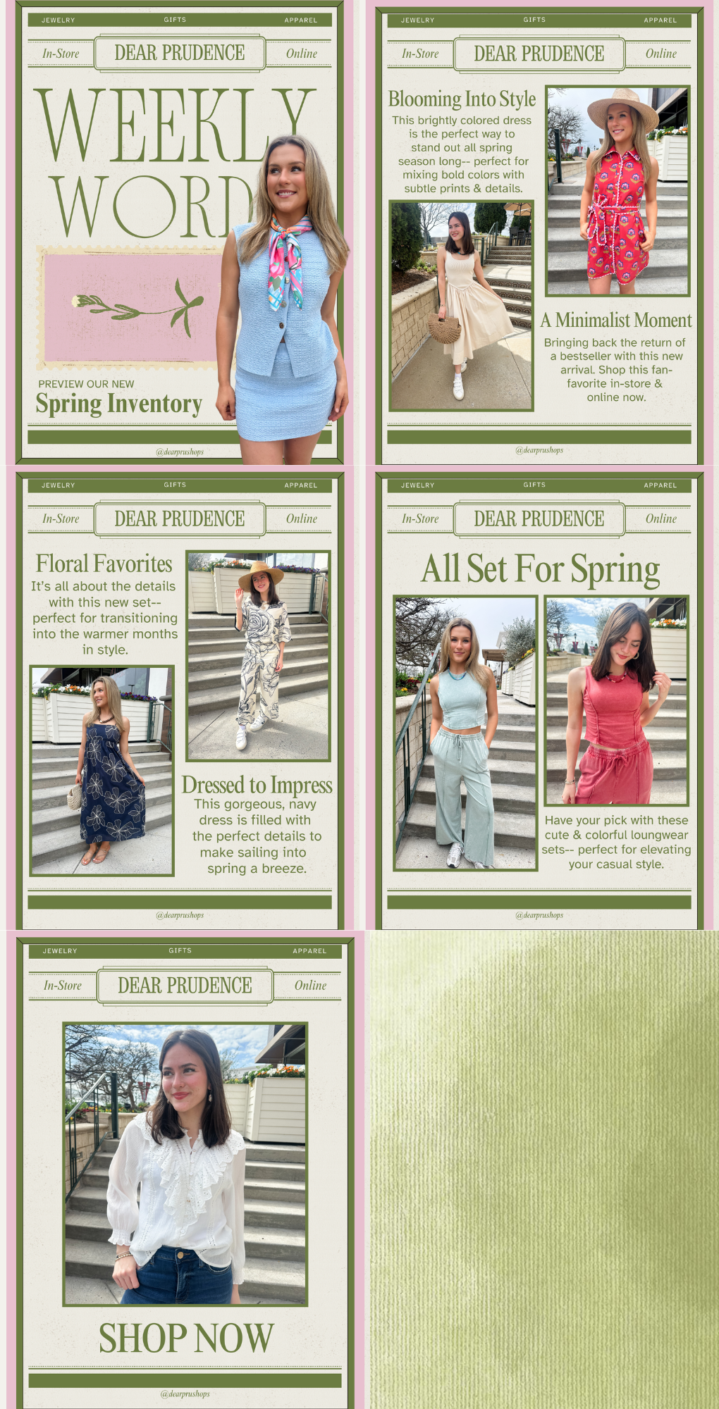 Weekly Word: SPRING FAVORITES