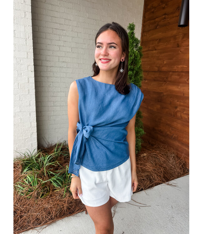 BOW DETAIL BOATNECK TOP