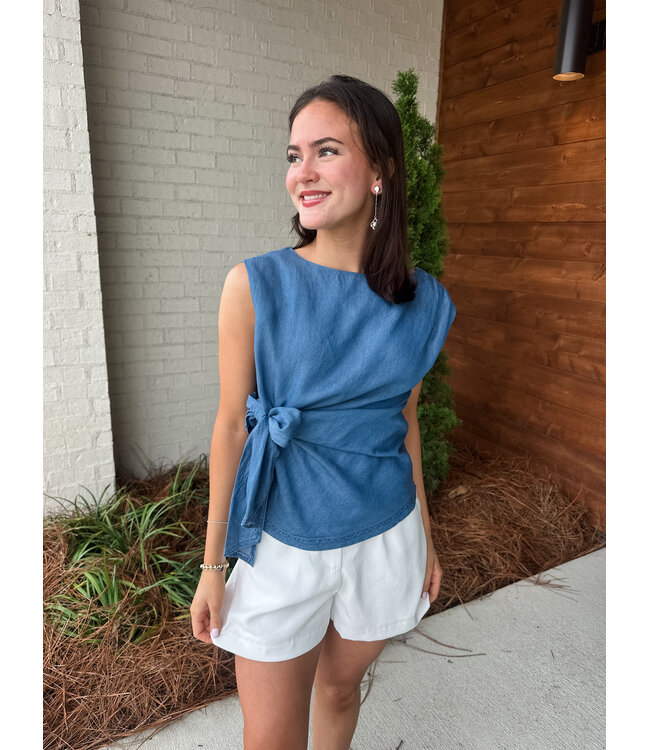 BOW DETAIL BOATNECK TOP