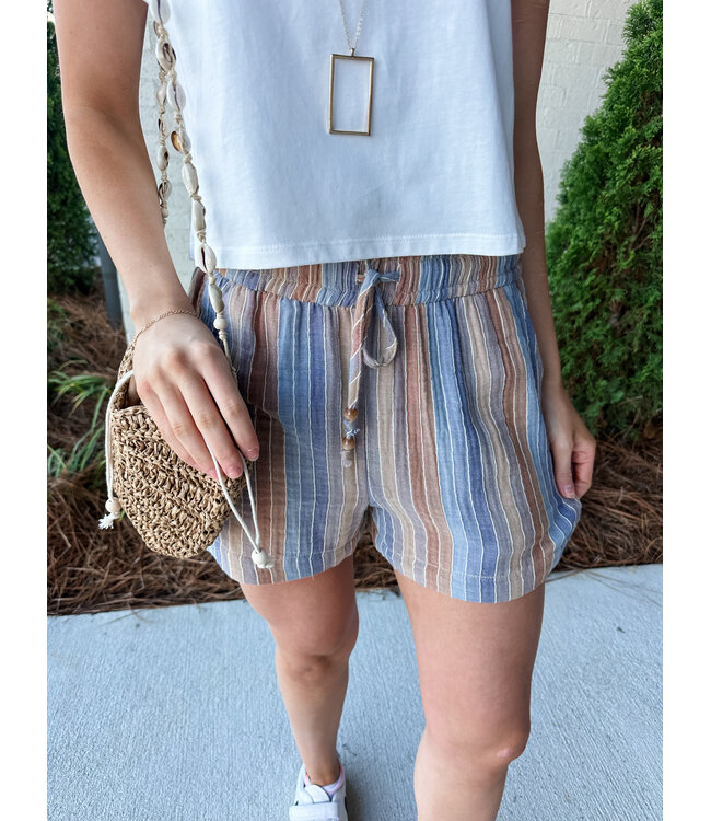 GAUZE STRIPE SHORT