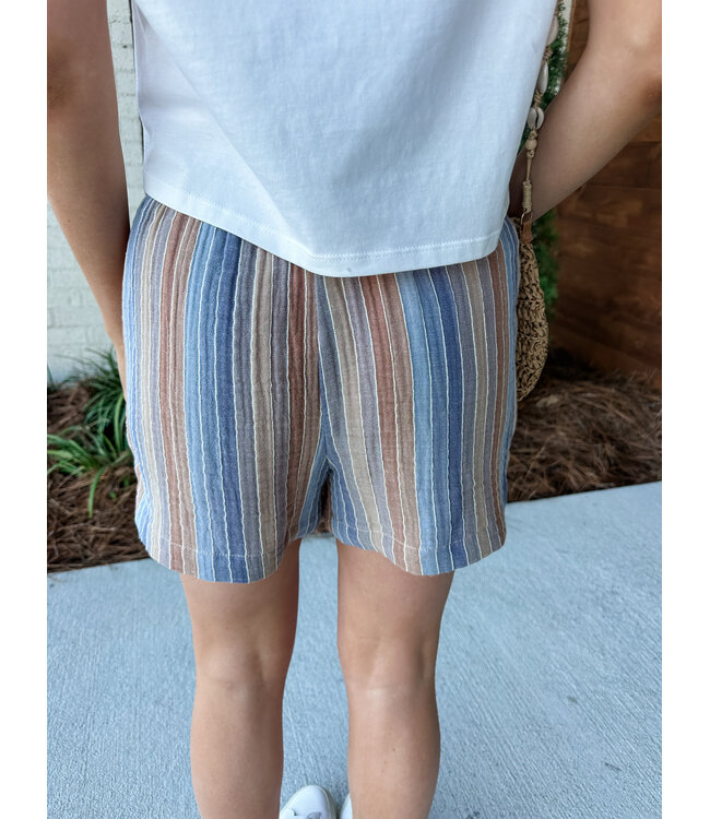 GAUZE STRIPE SHORT