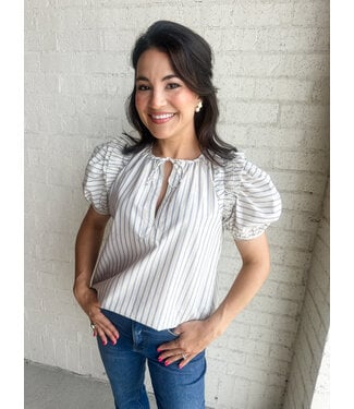 EVIE STRIPE BLOUSE