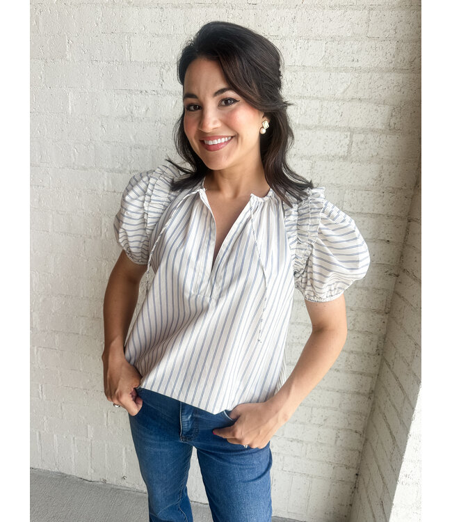 EVIE STRIPE BLOUSE